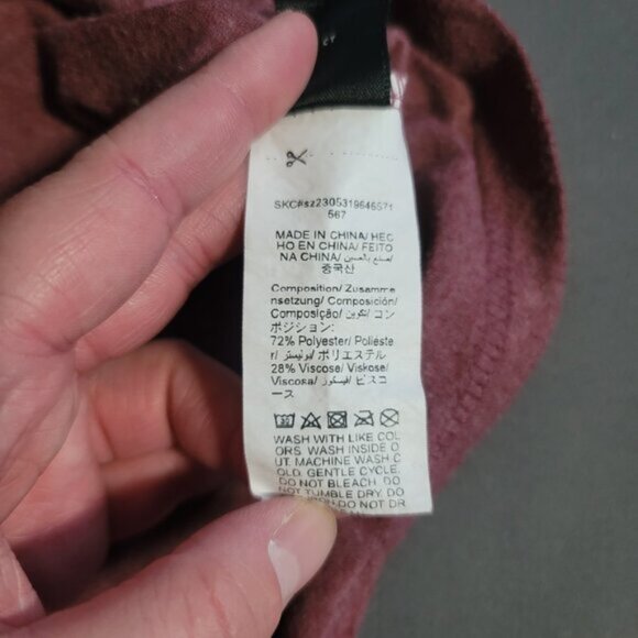 SHEIN T-Shirt Womens 4XL Red Curve V Neck Loungewear Comfort Stretch Top - Picture 8 of 10